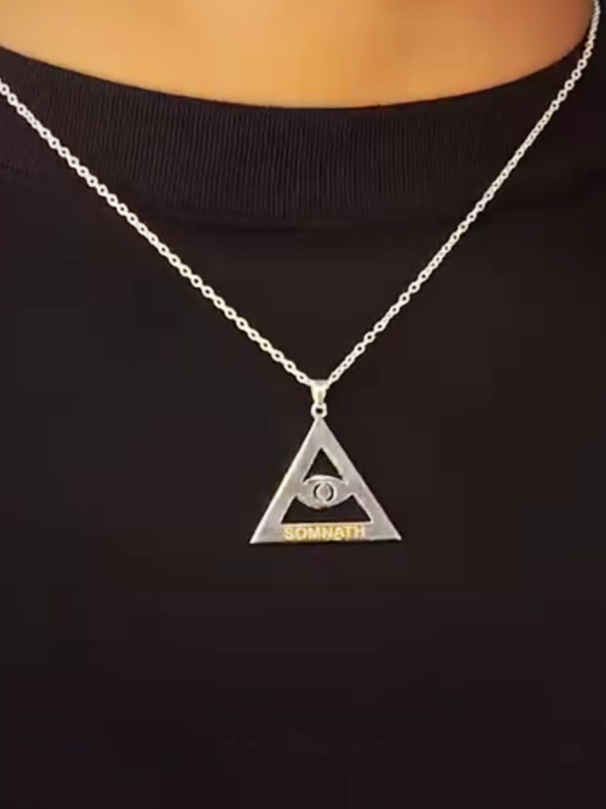 Evil Eye Name Necklace | Unisex