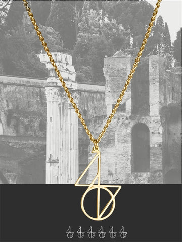 Date Monogram Necklace | Unisex