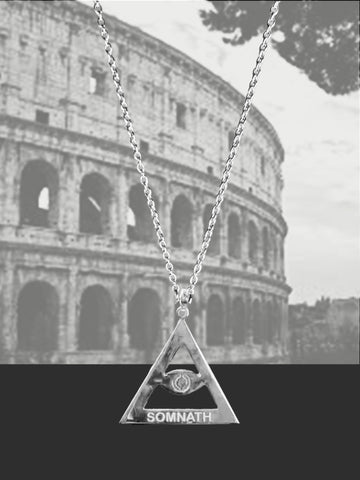 Evil Eye Name Necklace | Unisex