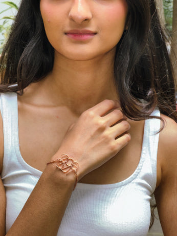 Elongated Date Monogram Bracelet | Women's